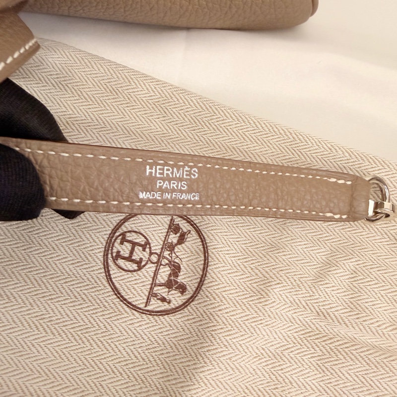 Hermès 大象灰 kelly35 Togo 皮銀釦方框o刻-31