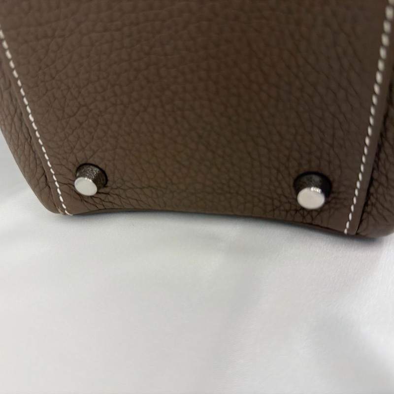 Hermès 大象灰 kelly35 Togo 皮銀釦方框o刻-50