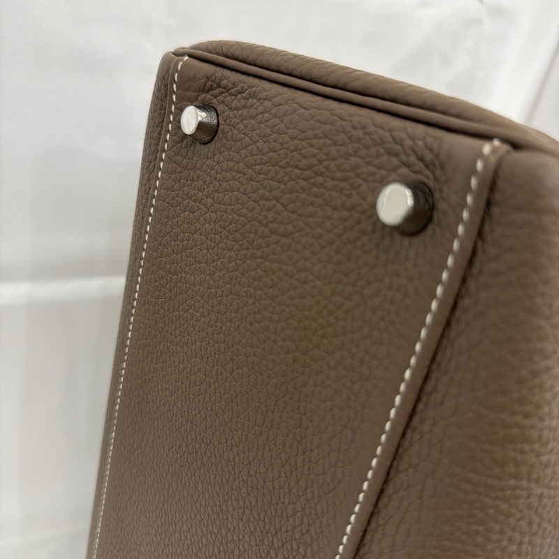 Hermès 大象灰 kelly35 Togo 皮銀釦方框o刻-52