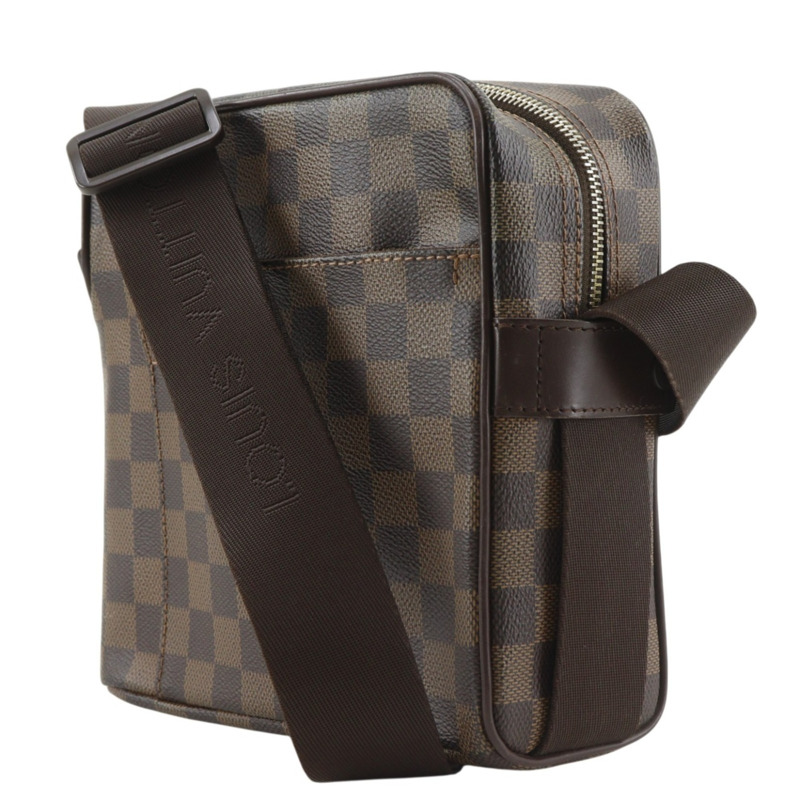 路易威登 Olaf PM 單肩包 N41442 Damier 帆布 2007 棕色 MI2047 男女通用-1