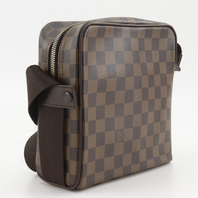 路易威登 Olaf PM 單肩包 N41442 Damier 帆布 2007 棕色 MI2047 男女通用-2