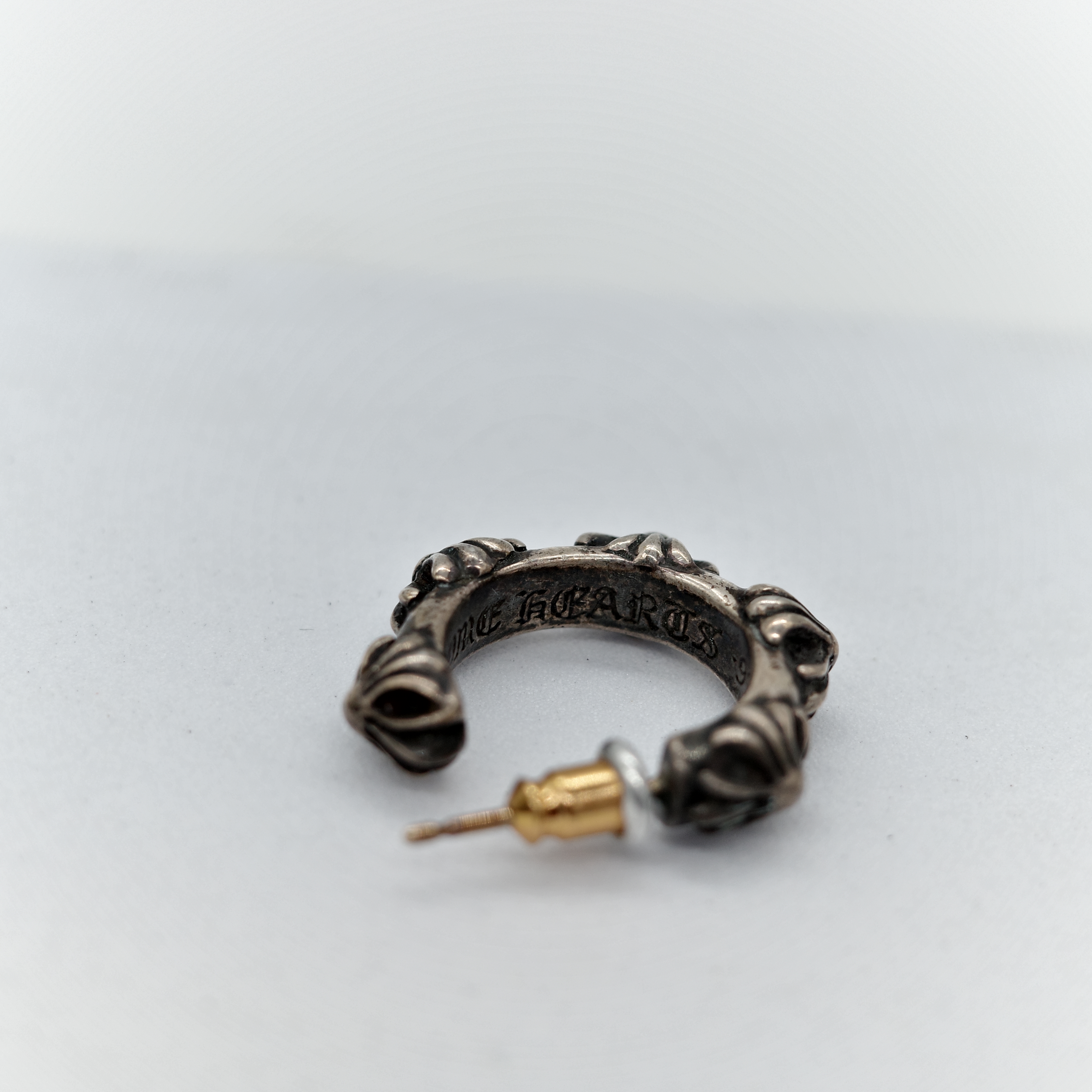 Chrome Hearts 克羅心 環狀 單邊耳環-2