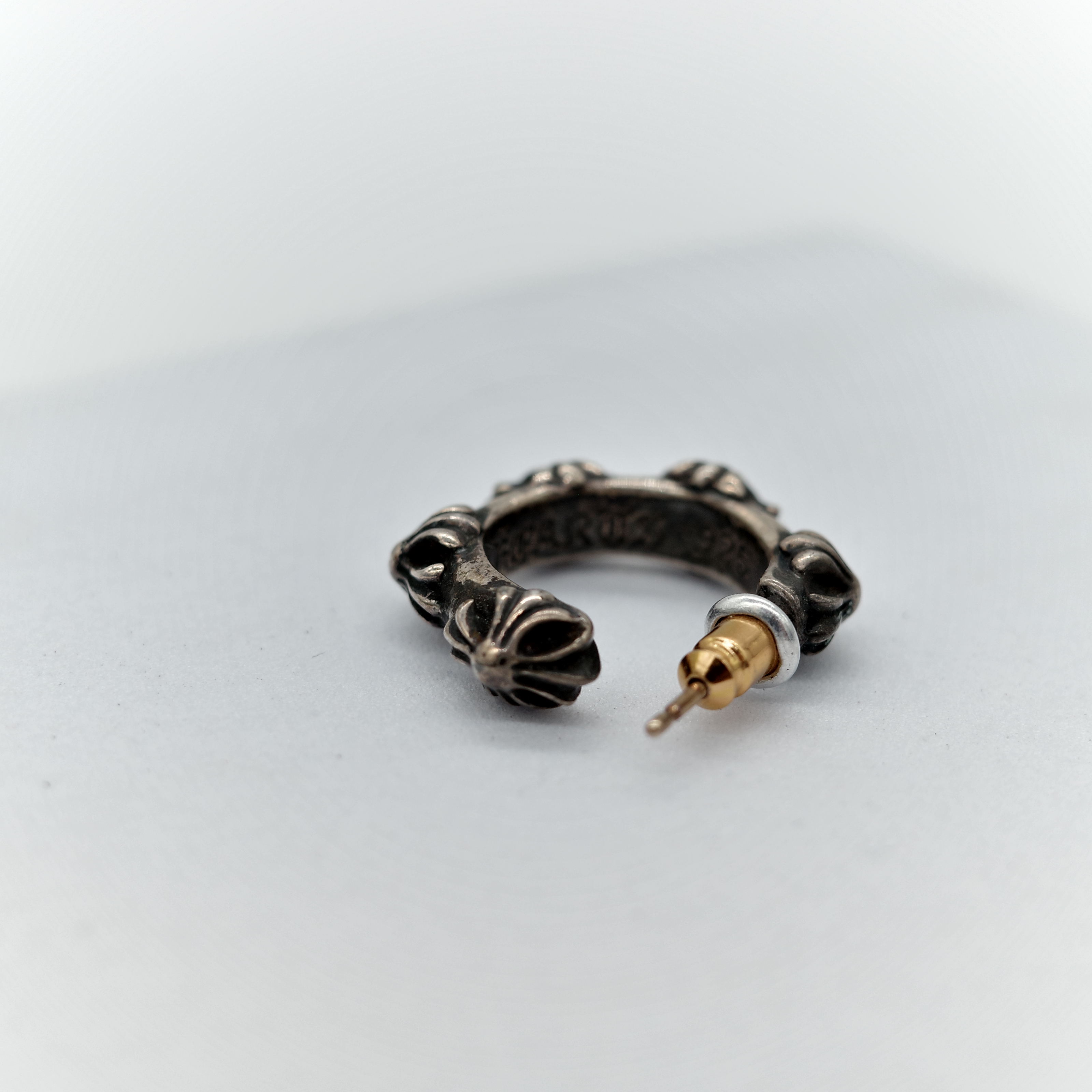 Chrome Hearts 克羅心 環狀 單邊耳環-3