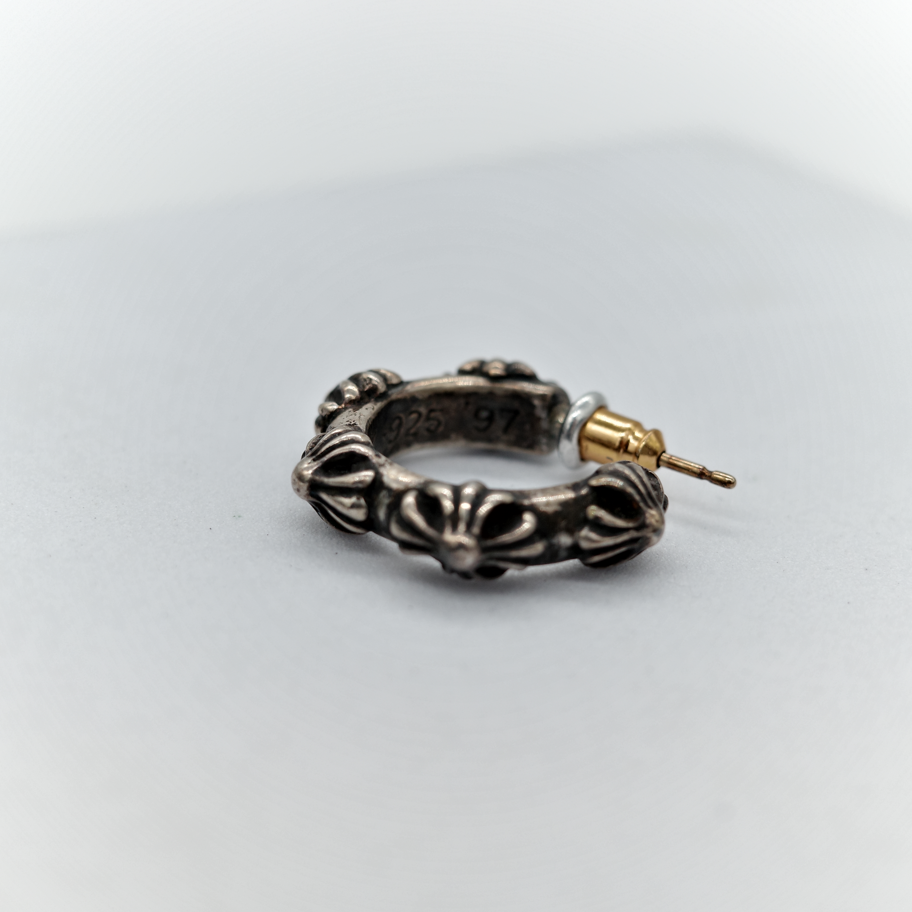 Chrome Hearts 克羅心 環狀 單邊耳環-4