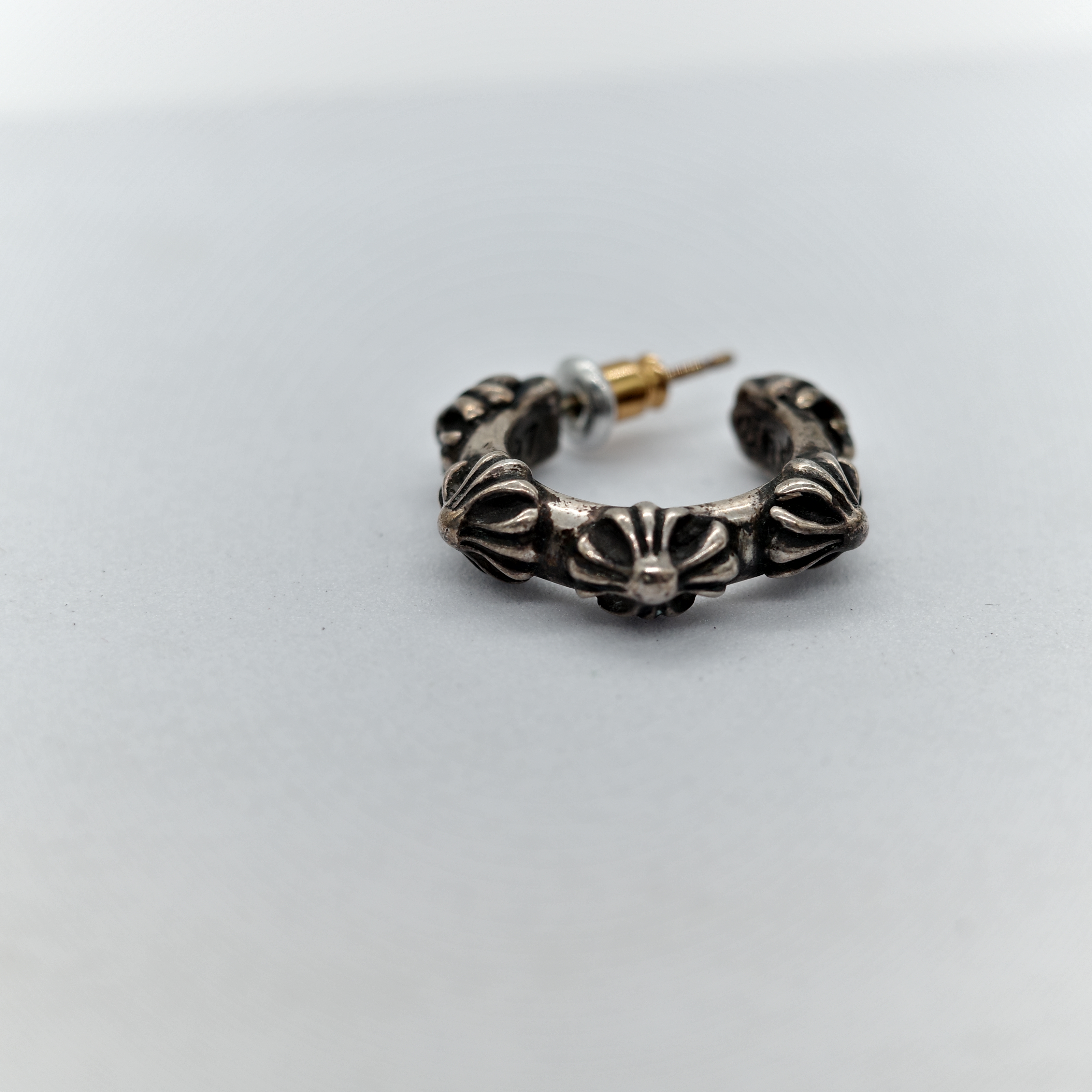 Chrome Hearts 克羅心 環狀 單邊耳環-6