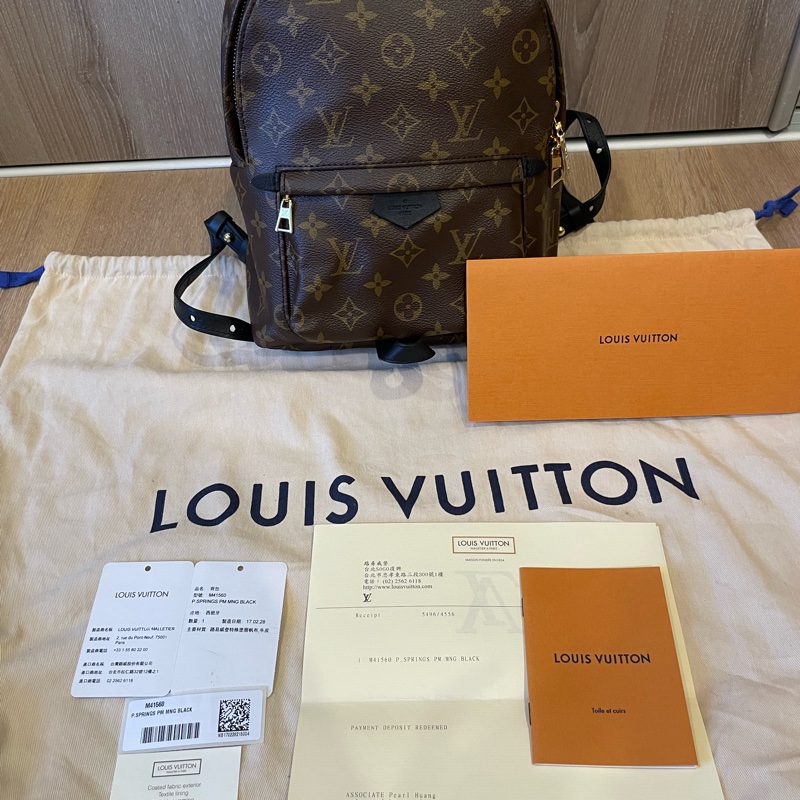 Louis Vuitton Palm Springs PM Backpack Full Set 初代舊版 後背包 M41560-1