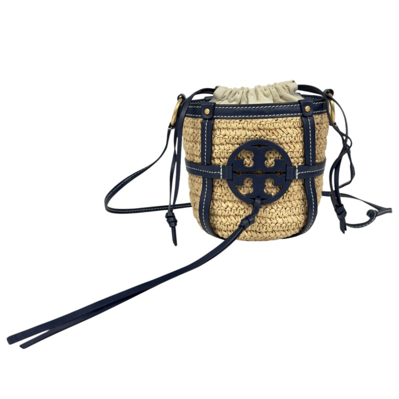 TORY BURCH 草編 斜揹袋-2