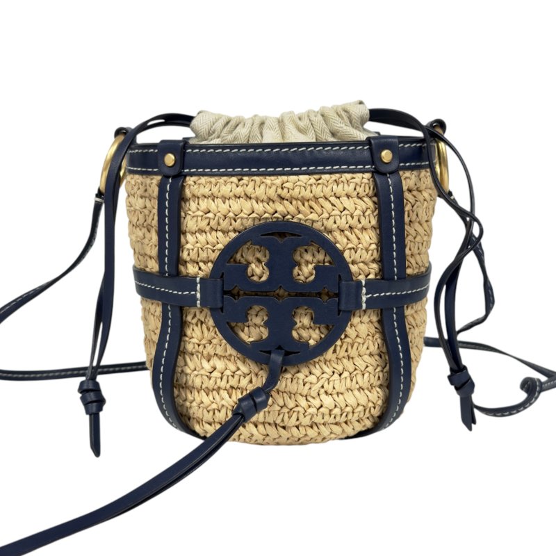 TORY BURCH 草編 斜揹袋-3
