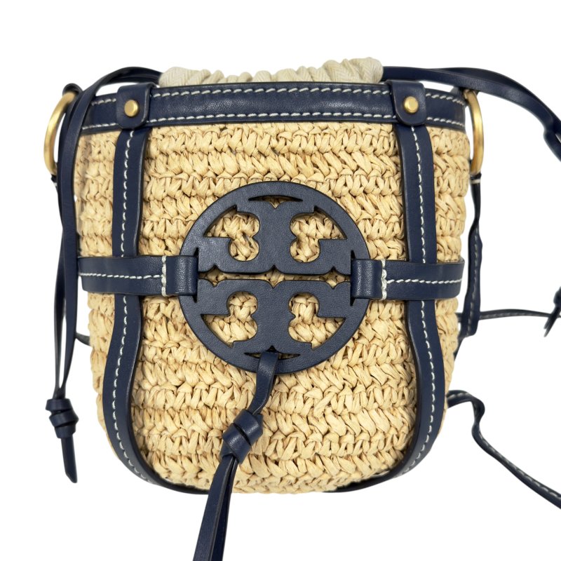 TORY BURCH 草編 斜揹袋-4