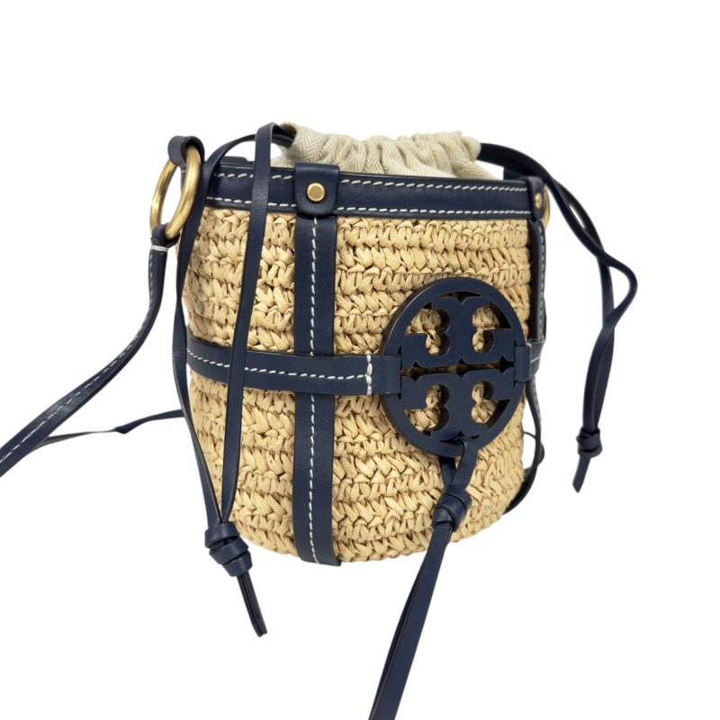 TORY BURCH 草編 斜揹袋-5