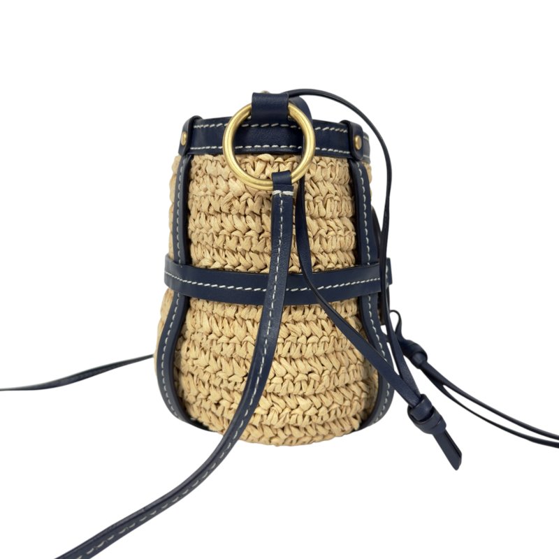 TORY BURCH 草編 斜揹袋-6