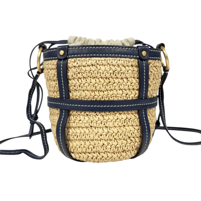 TORY BURCH 草編 斜揹袋-7