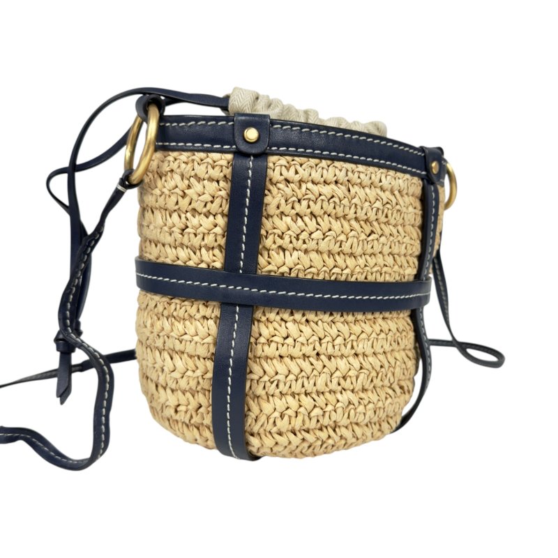 TORY BURCH 草編 斜揹袋-8