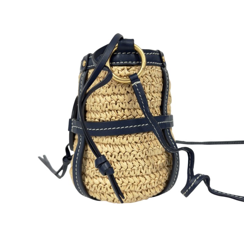 TORY BURCH 草編 斜揹袋-9