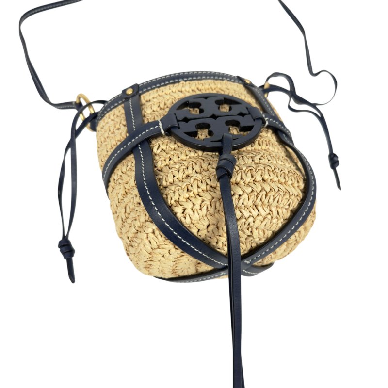 TORY BURCH 草編 斜揹袋-10