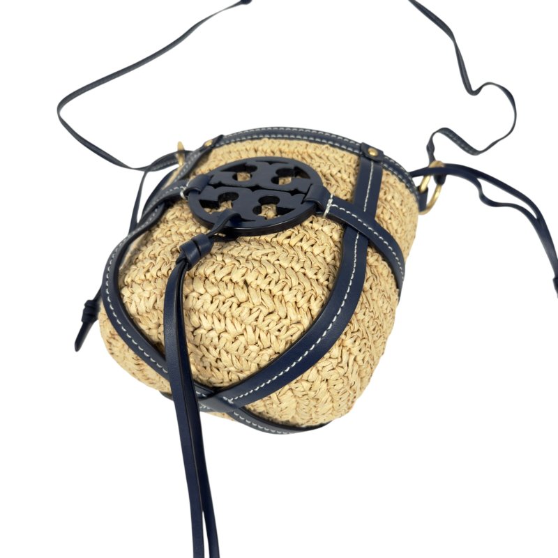 TORY BURCH 草編 斜揹袋-11