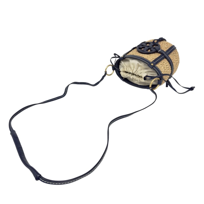 TORY BURCH 草編 斜揹袋-15