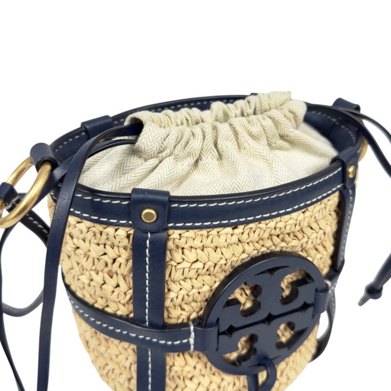 TORY BURCH 草編 斜揹袋-16