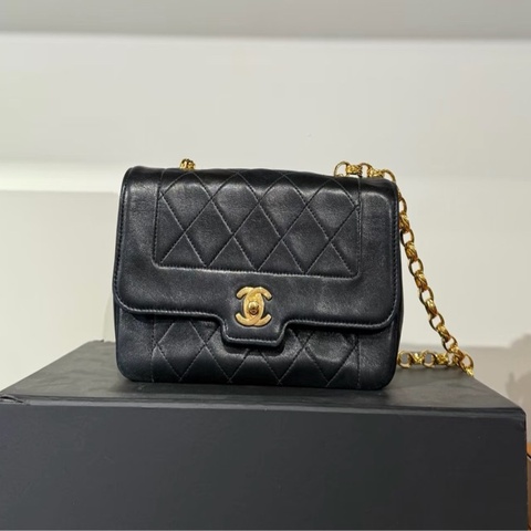 「JL精品代購」9新 Chanel 香奈兒 mini 戴妃包