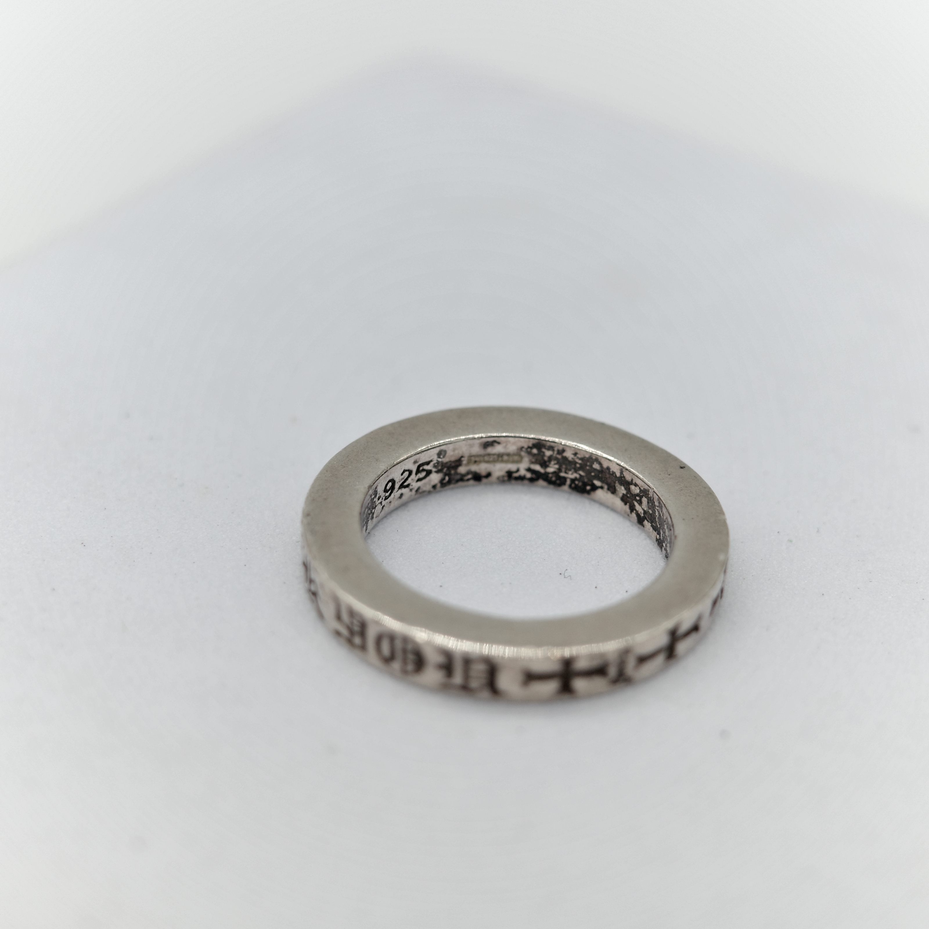 Chrome Hearts 克羅心 純銀 十字架 Spacer 戒指-8