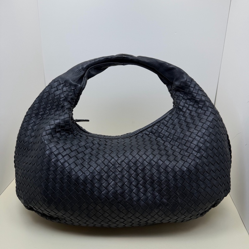 BV 葆蝶家 黑色 baby blue大號編織 和尚包單肩腋下包 底50cm-1