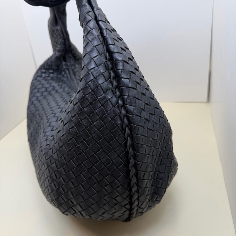 BV 葆蝶家 黑色 baby blue大號編織 和尚包單肩腋下包 底50cm-2