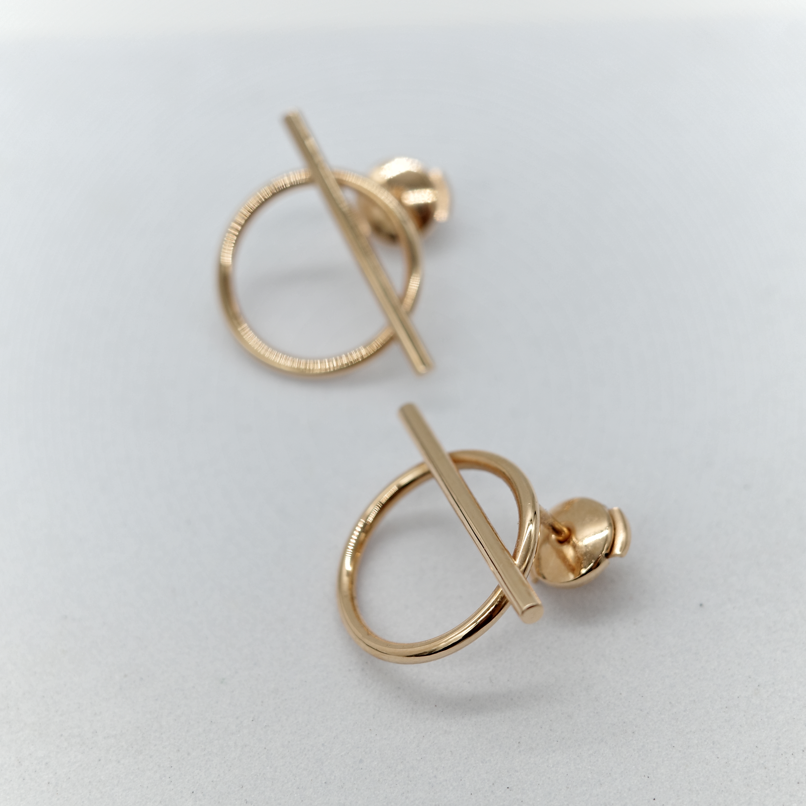 Hermès 愛馬仕 small Loop 18K 耳環-5