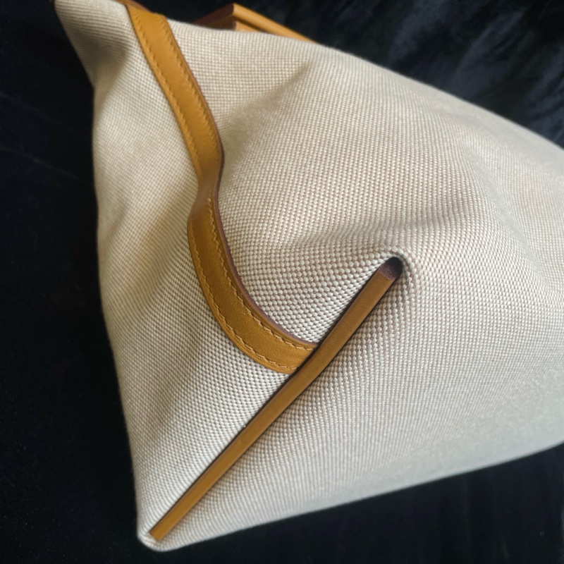99新✨HERMES /愛馬仕2424金棕配色手拎包手提包Z刻21年💛正品保障-2