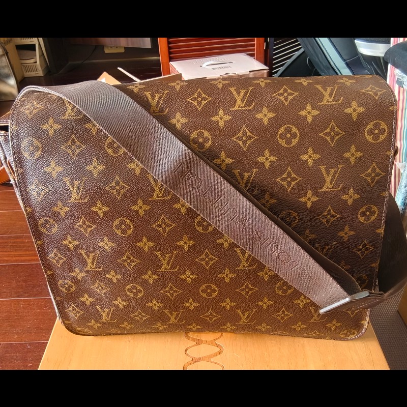 【經典絕版】LV Louis Vuitton M45257 原花掀蓋斜背包/公事包-附原廠盒-2