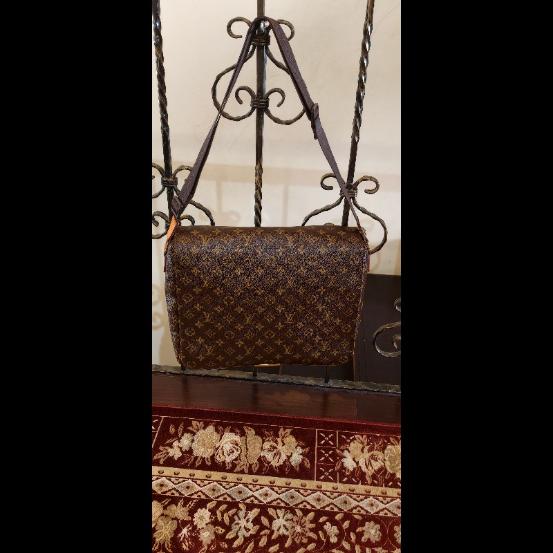 【經典絕版】LV Louis Vuitton M45257 原花掀蓋斜背包/公事包-附原廠盒-6