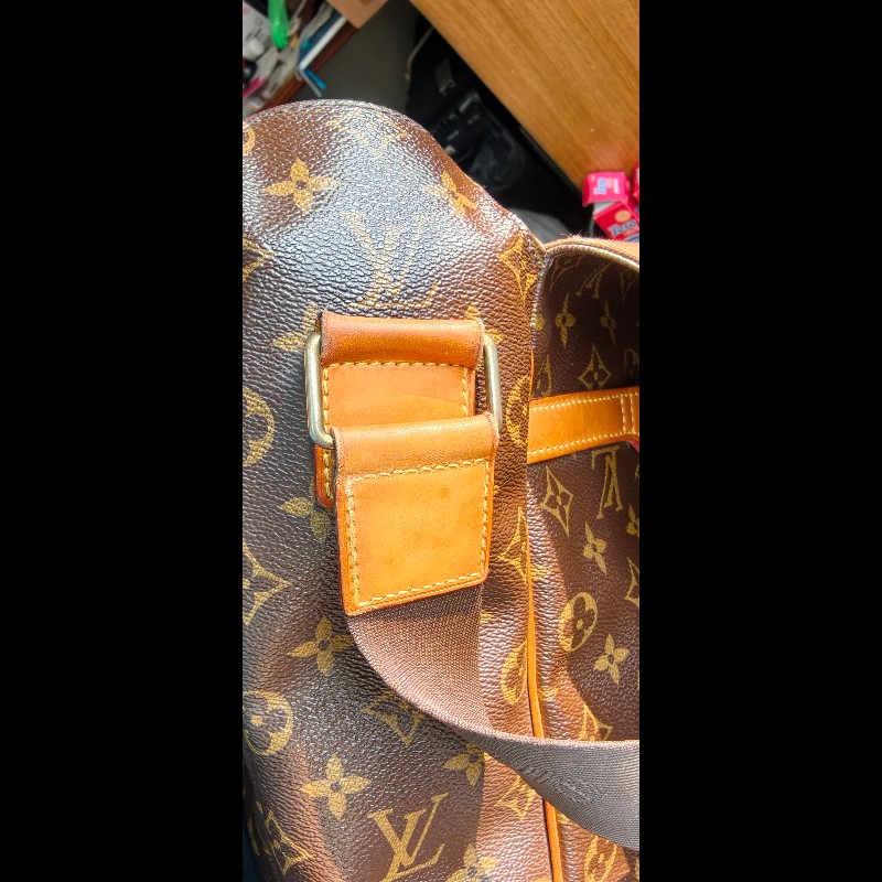 【經典絕版】LV Louis Vuitton M45257 原花掀蓋斜背包/公事包-附原廠盒-21