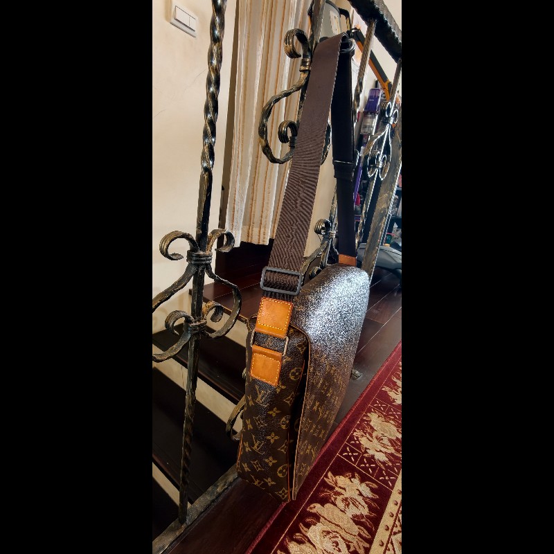 【經典絕版】LV Louis Vuitton M45257 原花掀蓋斜背包/公事包-附原廠盒-27