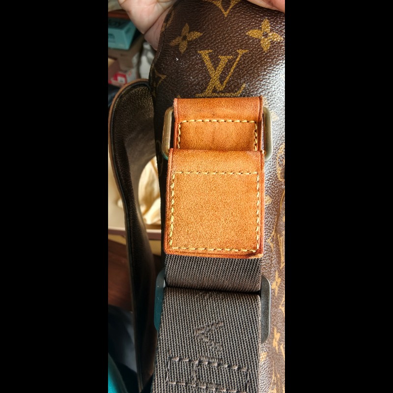 【經典絕版】LV Louis Vuitton M45257 原花掀蓋斜背包/公事包-附原廠盒-34