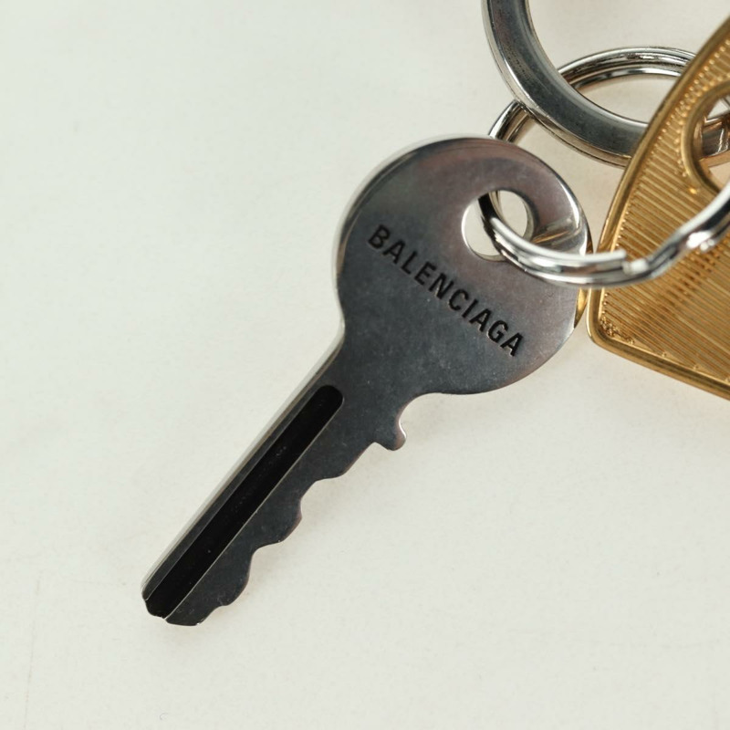 【日本直送】BALENCIAGA Old School Pierce 金屬銀色金色正品 bs35093SAM-12