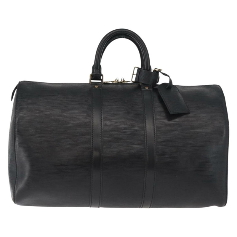 【日本直送】路易威登 Epi Keepall 45 波士頓包 黑色 M42972 LV 正品 179739A-12