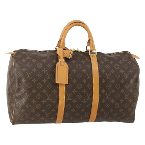 路易威登 Monogram Keepall 50 波士頓包 M41426 LV Auth 179679A