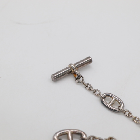 Hermès 愛馬仕 925 銀 Farandole 豬鼻子 項鍊 長項鍊