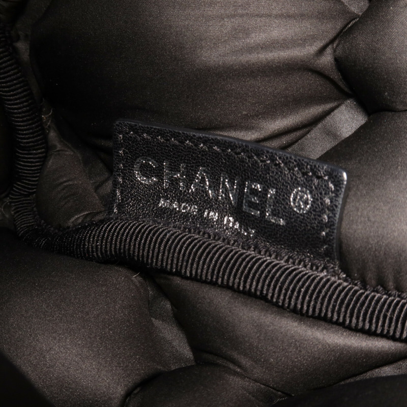 CHANEL 牛皮皮革Bubble Flap鏈帶肩背袋-5