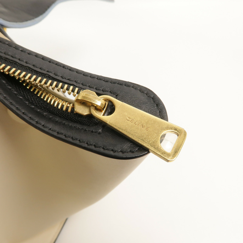 CELINE 牛皮皮革Trapeze手挽肩背兩用袋-17