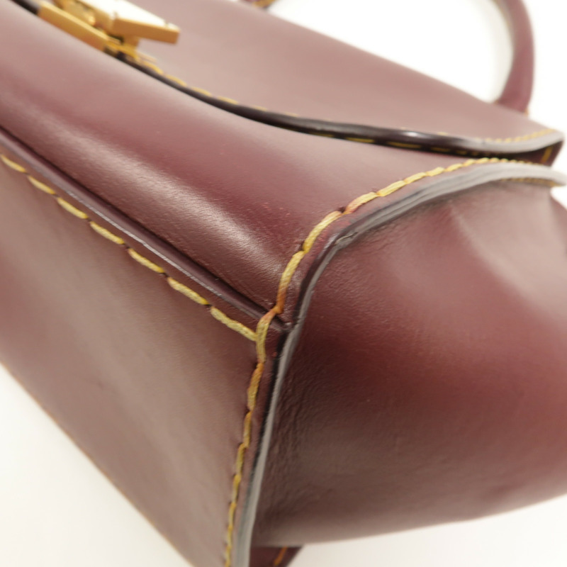 CELINE 牛皮皮革Trapeze手挽肩背兩用袋-11