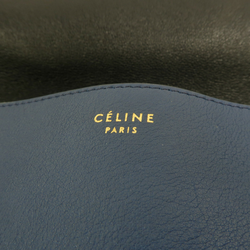 CELINE 牛皮皮革Blade Flap Bag肩背袋-5