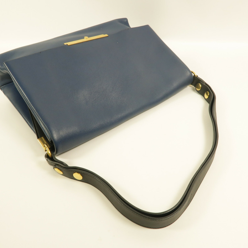 CELINE 牛皮皮革Blade Flap Bag肩背袋-8