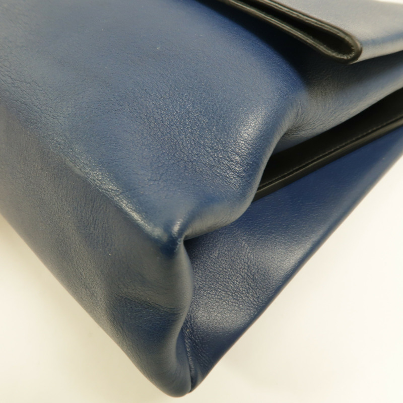 CELINE 牛皮皮革Blade Flap Bag肩背袋-10