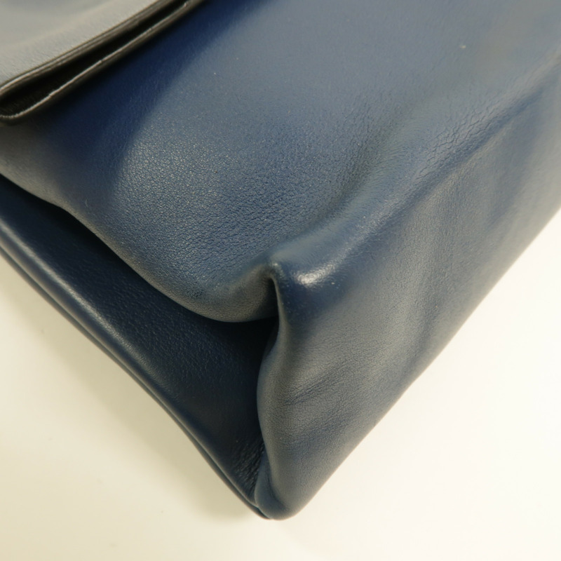 CELINE 牛皮皮革Blade Flap Bag肩背袋-11
