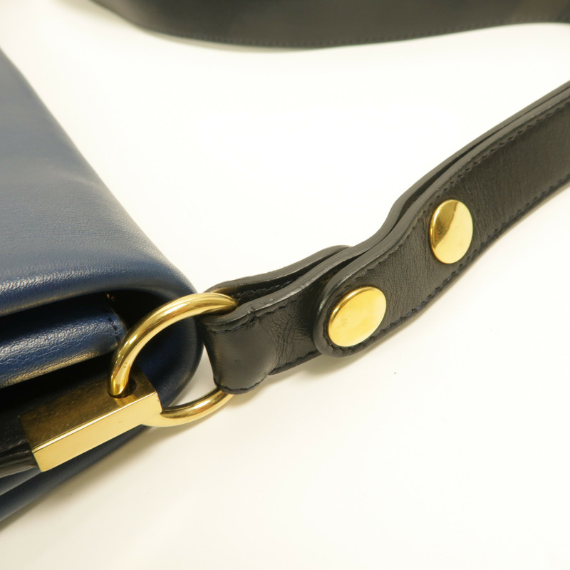 CELINE 牛皮皮革Blade Flap Bag肩背袋-15