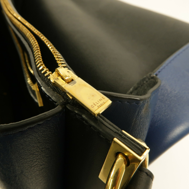 CELINE 牛皮皮革Blade Flap Bag肩背袋-17