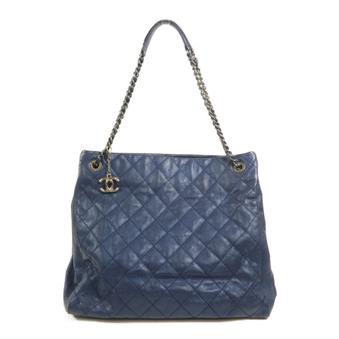 CHANEL 牛皮皮革Chain Shoulder鏈帶肩背袋