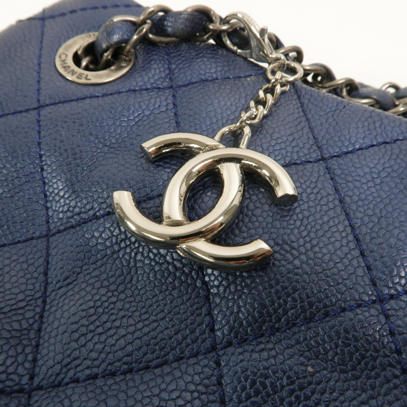 CHANEL 牛皮皮革Chain Shoulder鏈帶肩背袋-8
