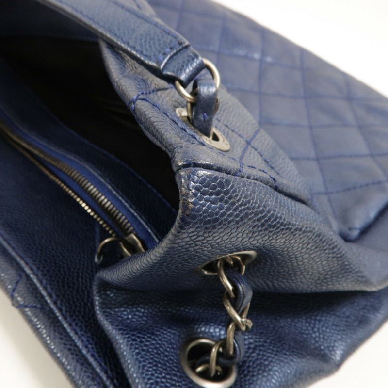 CHANEL 牛皮皮革Chain Shoulder鏈帶肩背袋-16