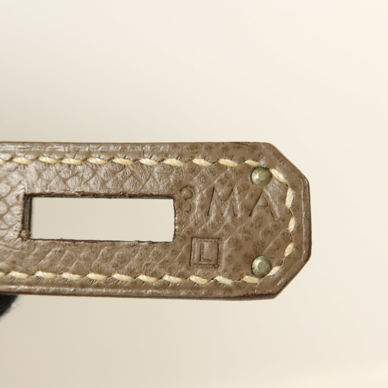 HERMES Epsom皮革Haut A Courroies 36手挽袋Etoupe-6